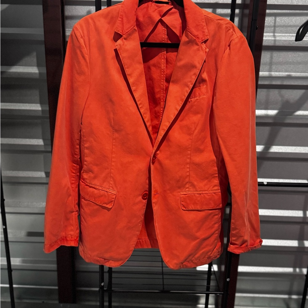 United Colors Of Benetton Bright Orange Blazer